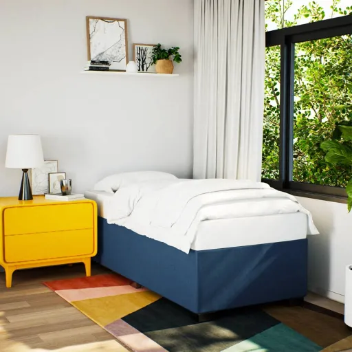 Estrutura de Cama Sem Colchão 80x200 cm Azul