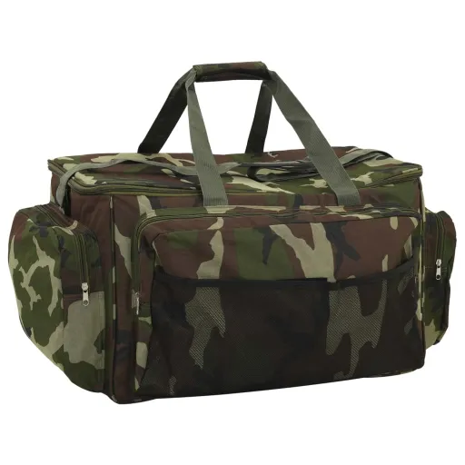 Saco de Pesca Impermeável Tecido Oxford Camuflagem Verde