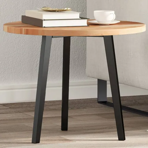 Tampo de Mesa Redondo Ø50x2 cm Madeira de Acácia Maciça