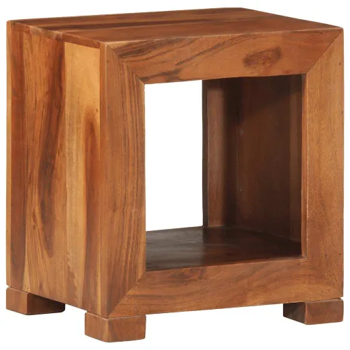 Mesa de Apoio 37x29x40 cm Madeira de Acácia Maciça