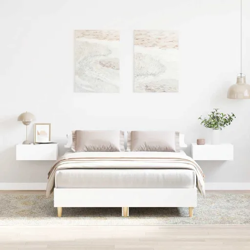 Estrutura de Cama Sem Colchão 120x200 cm Branco
