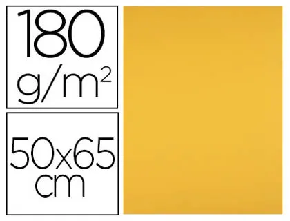 Cartolina 50x65 cm 180 gr Ouro Velho Pack de 25 Unidades