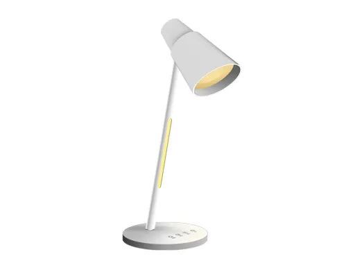 Candeeiro de Escritorio Q-Connect Secretária Abs Tatil 6w 32 LED 360lm Cor Branco