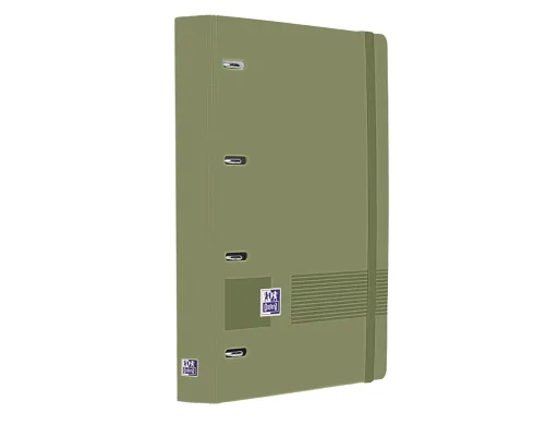 Pasta 4 Aneis Oxford Europeanbinder Live&go Capa Polifoam Din a4 + Recarga 120 Folhas