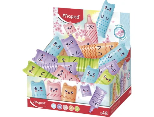 Marcador Maped Fluorescente Pocket Mini Pastel