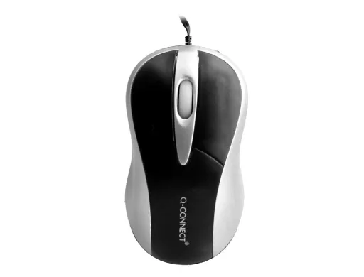 Rato Q-Connect Mini Óptico 800 Dpi Retrátil USB 1,5 Ghz Preto