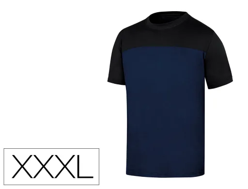 T-Shirt de Algodao Deltaplus Cor Azul Tamanho Xxxl