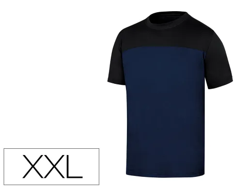 T-Shirt de Algodao Deltaplus Cor Azul Tamanho Xxl