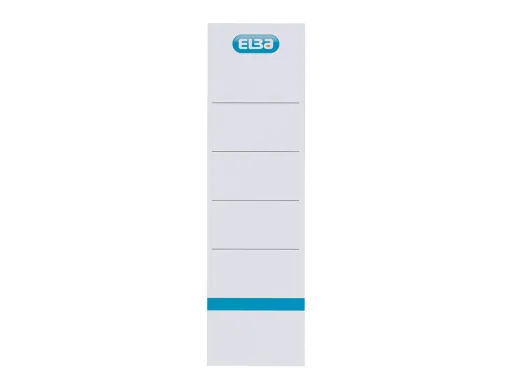 Etiquetas Adesivas Elba Lomera Cor Branco 54 x 190 mm Pack de 10 Unidades