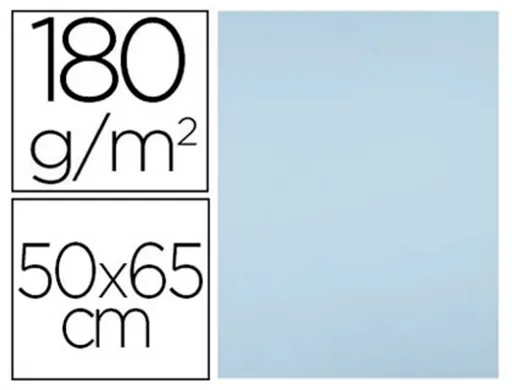 Cartolina 50x65 cm 180 gr Azul
