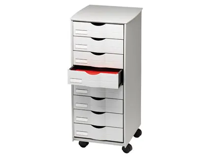 Movel Auxiliar Fast-Paperflow Multifunções com 8 Blocos 1 Coluna 715 X 316 X 343 mm