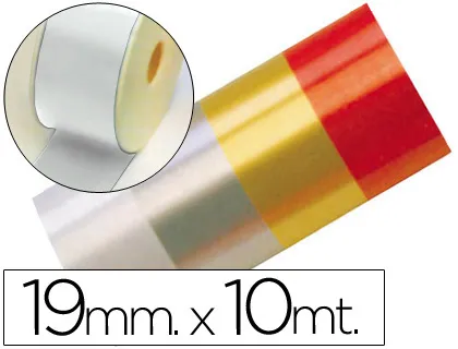 Fita Fantasia Prata 10mtx50mm