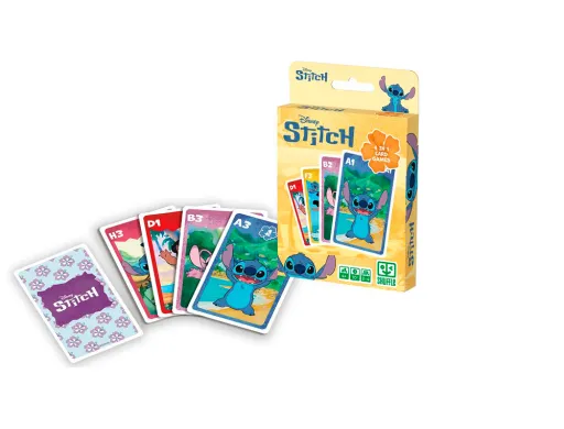 Baralho de Cartas Shuffle Infantil Stitch