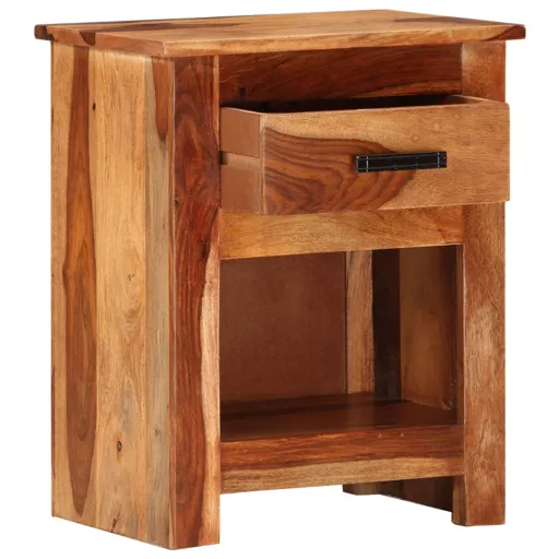 Mesa de Cabeceira 40x30x50 cm Madeira Maciça