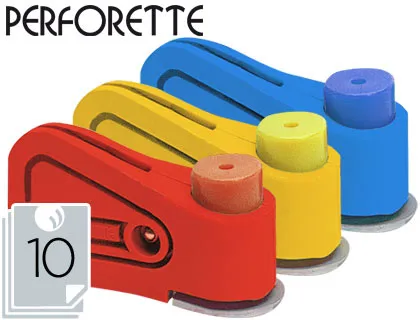 Furador Perforette Capacidade 10 Folhas Unidade