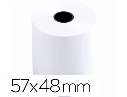 Rolo Termico para Impressora 57x48x11 mm 58 gr