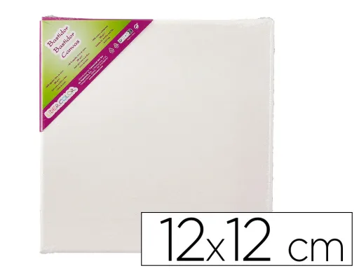 Tela de Pintura Liderpapel Tecido Agrafado Traseiro Algodão 100% 12x12 cm