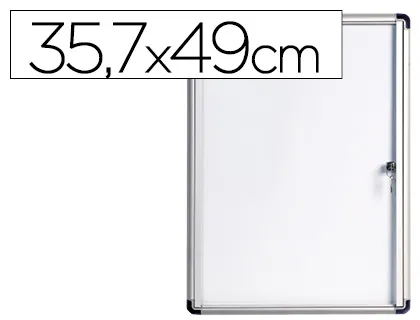 Vitrine de Anúncios Bi-Office Fundo Magnético Extraplana de Interior 357x490 mm