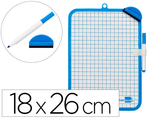 Quadro Branco Liderpapel 18x26 cm com Marcador e Apagador