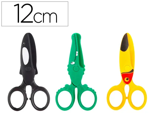 Tesoura Escolar Liderpapel 12 cm Especial para Criancas Corta Papel e Cartao Unidade