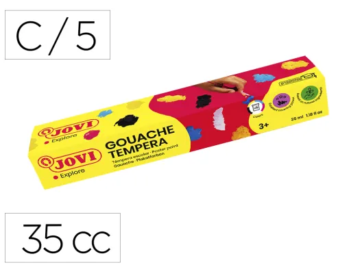 Estojo Jovi de Guache - 5 Boioes de 40 Ml
