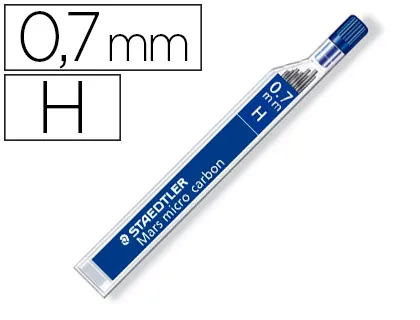 Minas Staedtler Mars Micro Grafite 0,7 mm H Tubo com 12 Unidades