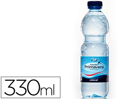 Agua Mineral Natural Fuente Primavera Garrafa de 330ml