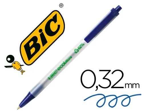 Esferográfica Bic Ecolutions Clic Stic Azul