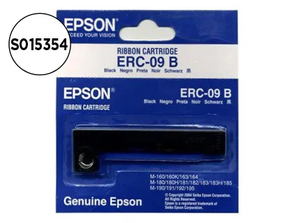 Fita Impressora Epson Erc-09b Preto m-160/163/164/180/180h/ 181/182/183/185/190/191/192/ 195