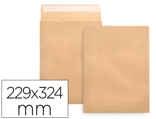 Envelope Bolsa N 7 Kraft Din c4 229x324 mm Tira de Silicone Embalagem de 25 Unidades