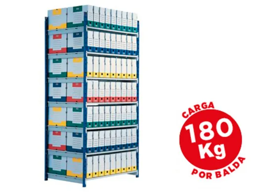Estante Fast Paperflow Metálica 5 Estantes Base