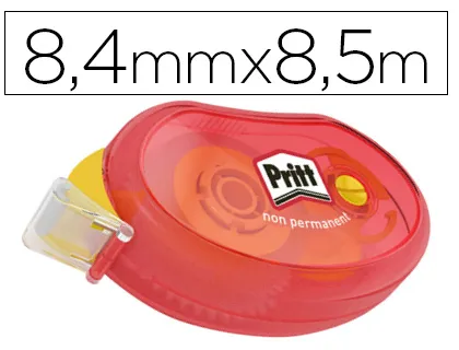 Cola Pritt Roller Removível 8,4 mm X 8,5 mt