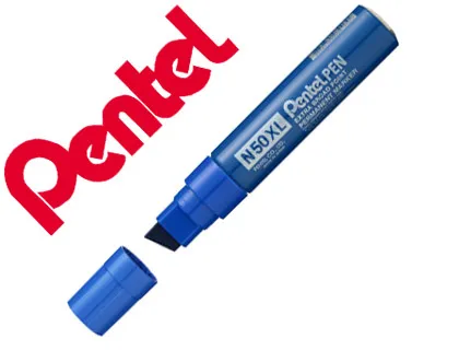 Marcador Pentel N50xl Permanente Cor Azul 13,5 mm