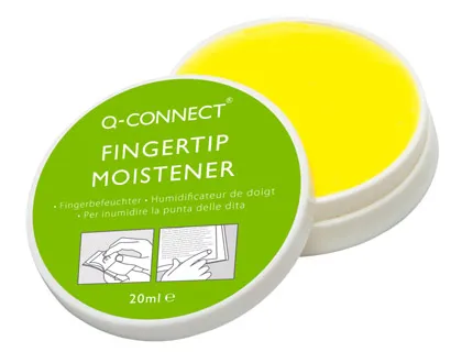 Molha Dedos Q-Connect para Passar Pag e Contar Bilhetes Pack de 20 Ml