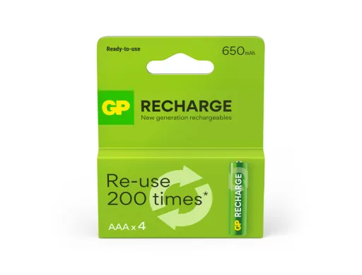 Pilha gp Recarregável Aaa 800 Mah Blister de 4 Unidades