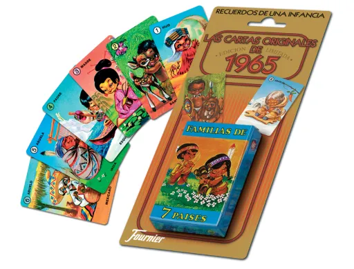 Baralho de Cartas Fournier Infantil Familias de 7 Paises