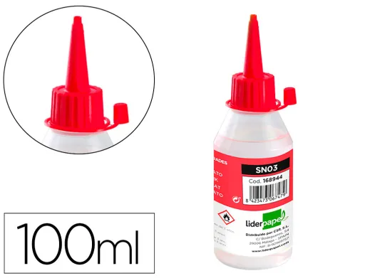 Cola Silicone Liquida Liderpapel para Manualidades Frasco de 100 ml