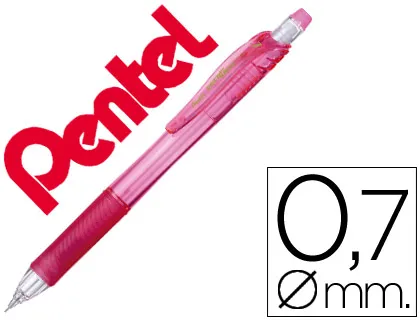 Lapiseira Pentel Energize X 0.7 mm -Rosa