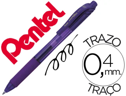 Roller Pentel Energel Bl107 0,7mm Violeta