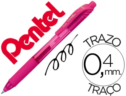 Roller Pentel Energel Bl107 0,7mm Rosa