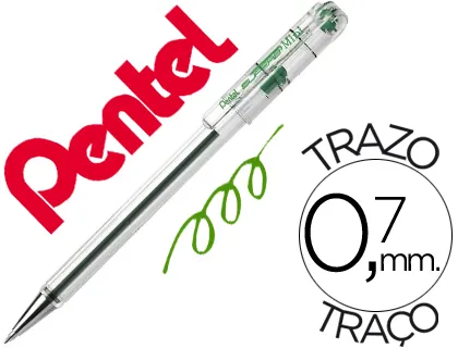 Esferografica Pentel Mini Bk77 Verde 0,7 mm