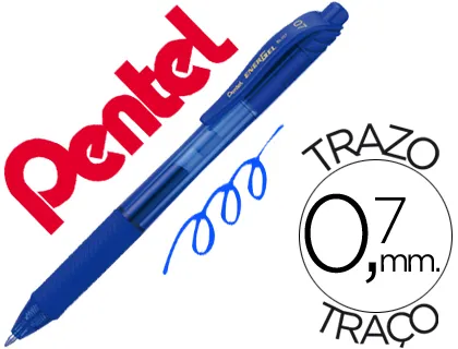 Roller Pentel Energel Bl107 0,7mm Azul
