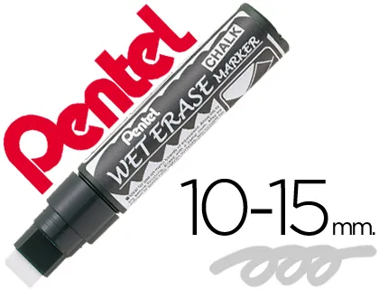 Marcador Pentel Giz Smw56 Wet Erase Branco
