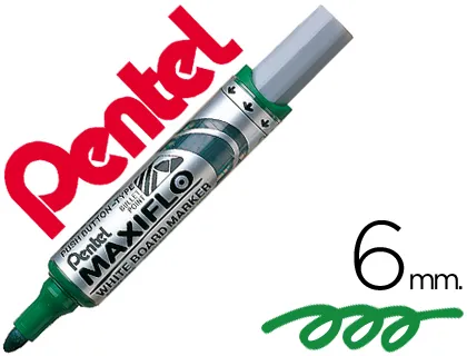 Marcador Pentel Mwl5m Quadro br Maxiflo Verde