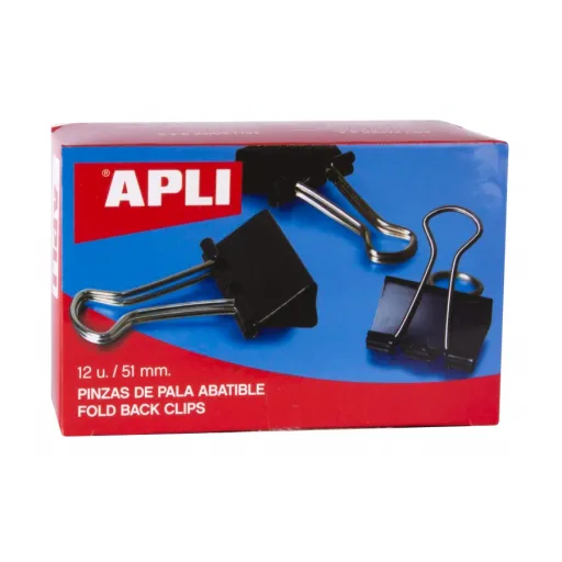 Molas para Papeis 51mm 12 Unidades Apli