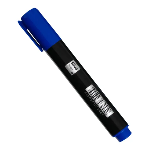 Marcador Permanente RIVA Azul - 1 Unidade