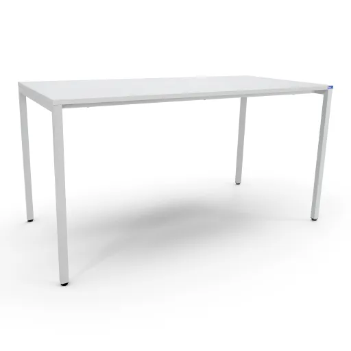 Mesa Multiusos Cinza 1400x700mm para Escritório, Reunião ou Cozinha
