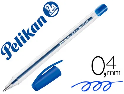 Esferografica Pelikan Stick Super Soft Azul