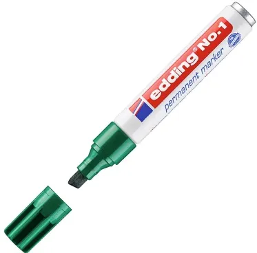 Marcador Permanente Edding Nº1 Verde - Edding