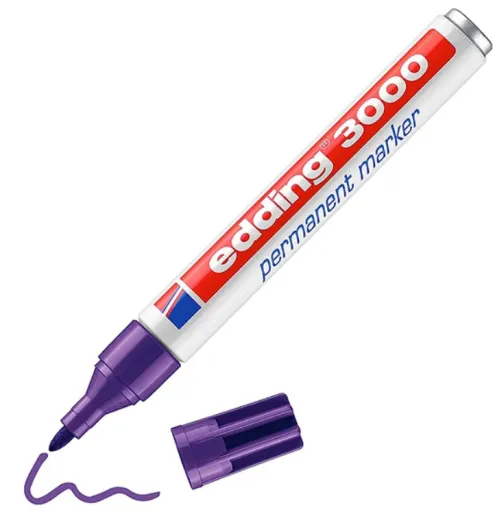 Marcadores Permanentes Edding 3000 Violeta – Edding
